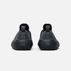 MISE Standard 2 black slip-resistant kitchen shoe heelview on light gray background