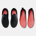 MISE Chelsea 2 slip-resistant kitchen boot in black with extra insoles top down view