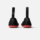 MISE Chelsea 2 kitchen boot insoles in black heel view